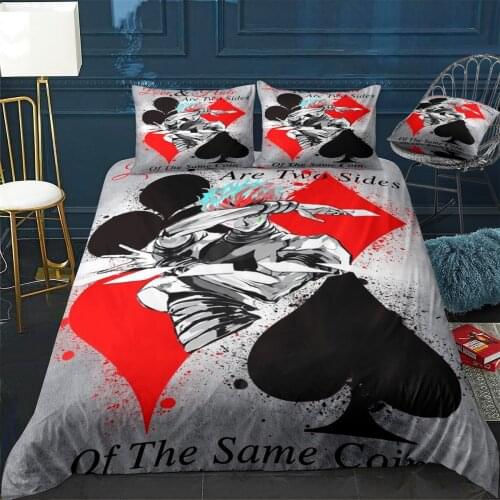 Hisoka Duvet Cover Comfortable Quilt Home Decora Design Universal Bedding Set Bedclothes+Pillowcase 3pcs
