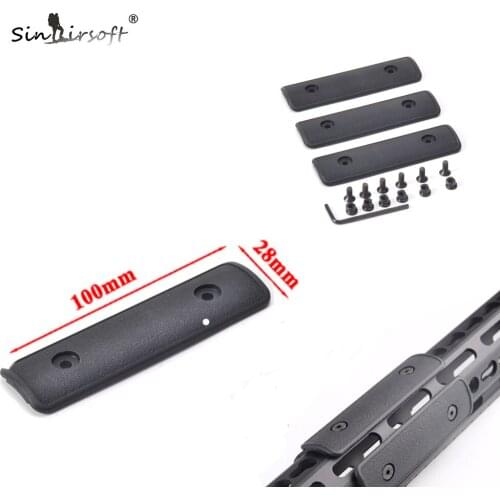 4'' Keymod Rail Panel Section Handguard Cover 3pcs High Impact Polymer Hunting Accessories For KeyMod Rail Handguard Forend