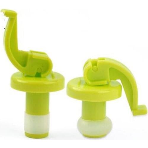 4Pcs/set Novelty Silicone Wine Bottle Champagne Stoppers Beer Wine Cork Plug Bottle Cover Kitchen Bar Tool Beer Cap Seal Cover