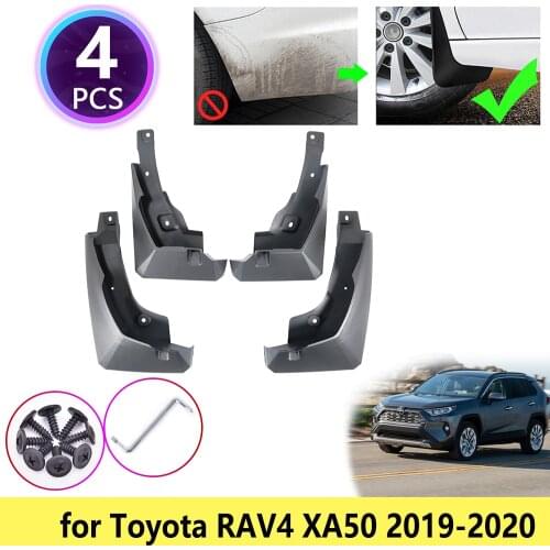 For Toyota RAV4 XA50 2019 2020 2021 Mudguards Mudflap Fender Mud Flaps Splash Flap Guards Front Rear Wheel Dirty Car Accessories