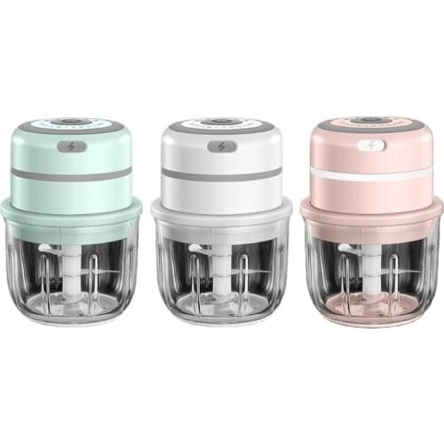 Home Electric Meat Grinder Portable Blender Spiral Vegetable Slicer Food Processor Multifunctional Kitchen Round Chopper Mixer
