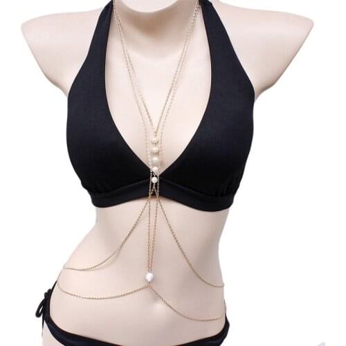 Europe and America sexy underwear accessories sexy necklace bra chain body chain SM pajamas uniform sexy pajamas accessories 1