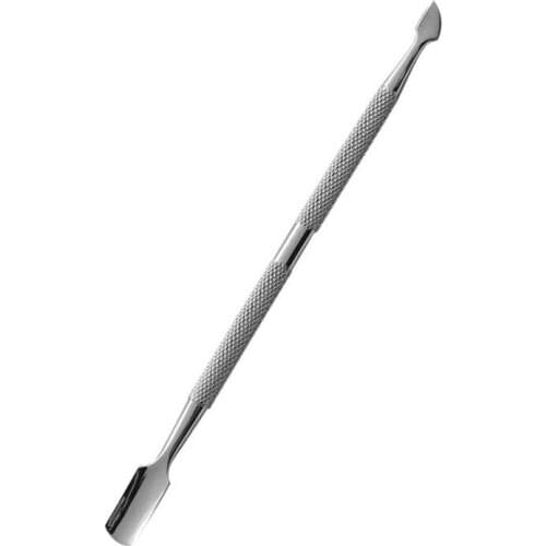 Nail tool stainless steel double-headed small steel pusher, special tool for sharp peeling and removing nail polish