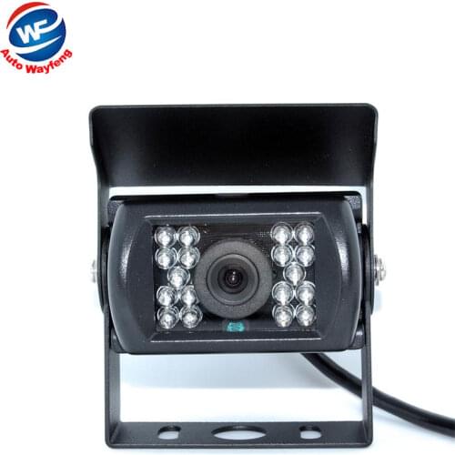 CCD CCD Car Rear View Camera Reverse backup Camera rearview parking 120 Degree 18 IR Nightvision Waterproof Bus Truck Camera WF