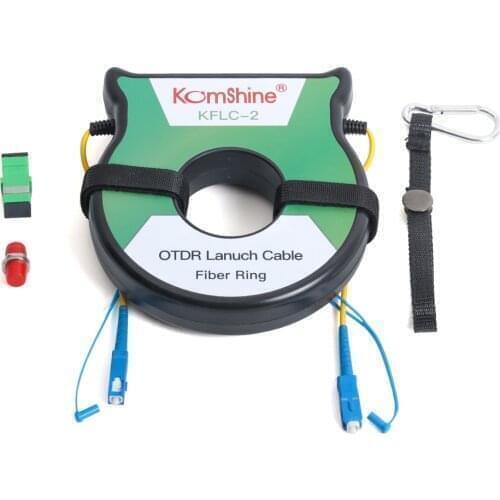 Komshine KFLC-2 OTDR Launch Cable Eliminator Multi Mode Optical Fiber Ring OM2-1KM 50/125um