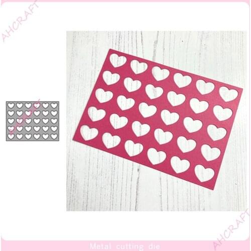 Love hollow Frame Metal Cutting Dies for DIY Scrapbooking Photo Album Decorative Embossing PaperCard Crafts Die2021