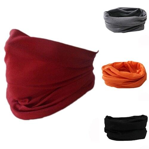 Men High Elastic Cycling Seamless Neck Scarf Bike Sport Headband