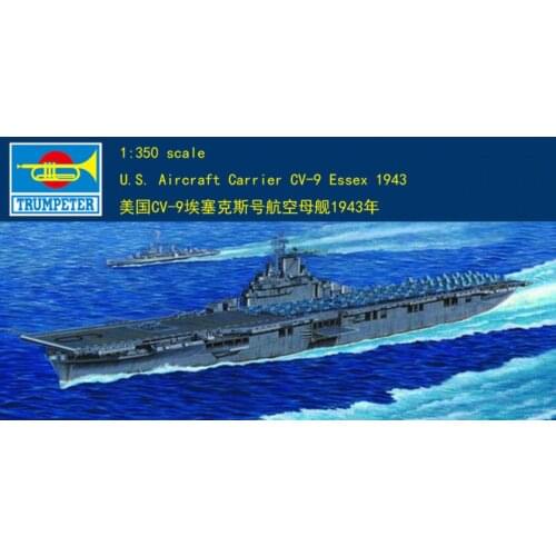Trumpeter 05602 1/350 Scale U.S. Aircraft Carrier CV-9 Essex model kit