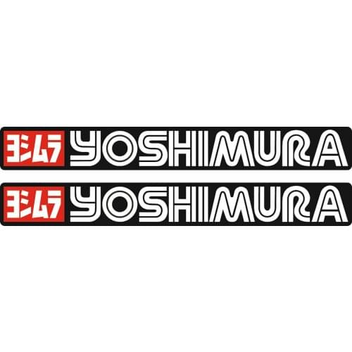 Yoshimura Decals Stickers for Exhaust Graphic Set Vinyl Adhesive 2 Pcs