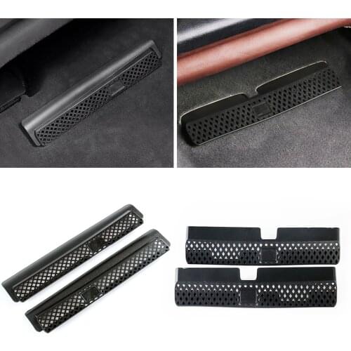 For Audi A4 B8 B9 2007-2021 Under Seat Floor Rear AC Heater Air Conditioner Duct Vent Cover Grill Outlet Cover Trim