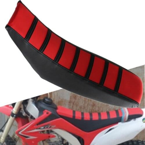 For Honda CRF 250 l M SL230 XR230 XR250 XR400 XR125 XR 250 400 Motorcycle Striped Rubber Soft-Grip Gripper Soft Seat Cover