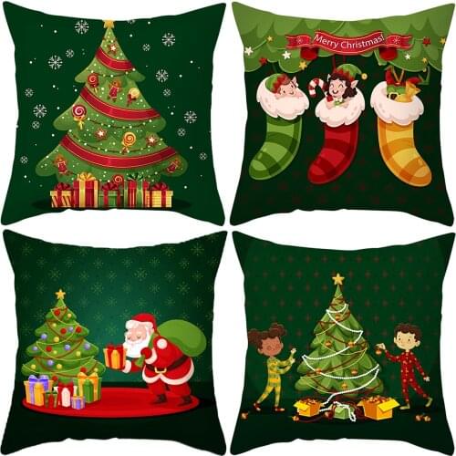 Christmas Pillowcase Decoration For Sofa The Nightmare Before Christmas Ornaments Christmas Home decoration New Year Gifts 2022