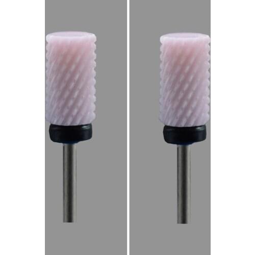 Pink -4PCS-Ceramic Nail Drill Bit - Large Barrel Bit -2080.066