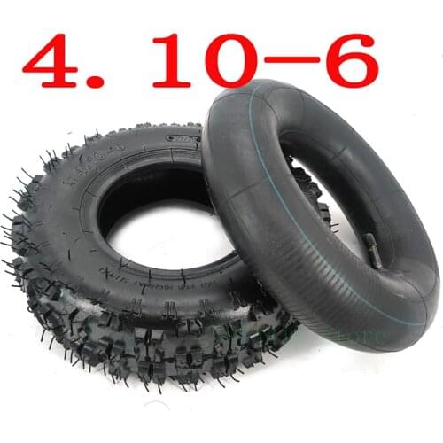 Tire 4.10-6 Tire Inner Tube Outer Tire Suitable For Atv Go Kart Mini Quad 47cc 49cc Snow Motorcycle Tire