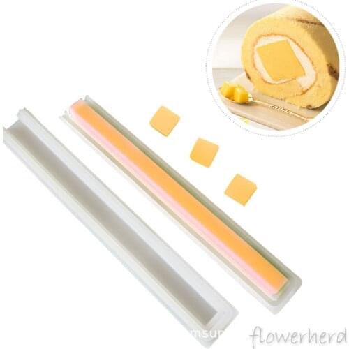 Melt & Pour Sandwich Soap Molds Cake Tools Tubular Molds Heart Moon Plum Shape Silicone Handmade Mousse Cake Silicone Mold