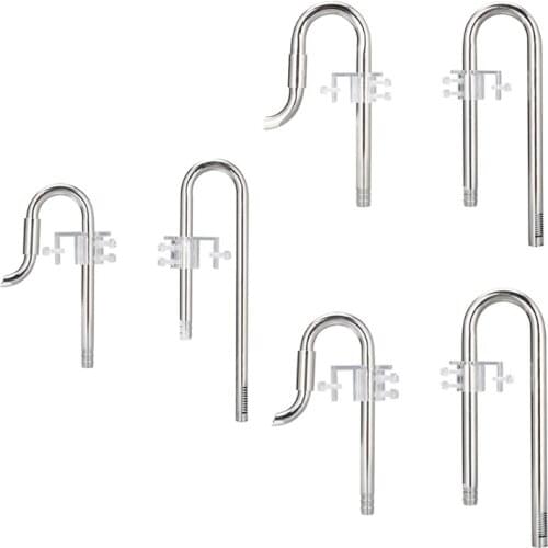 Stainless steel lily tube filter, with surface separator inlet and outlet, fish tank water purification circulating filter