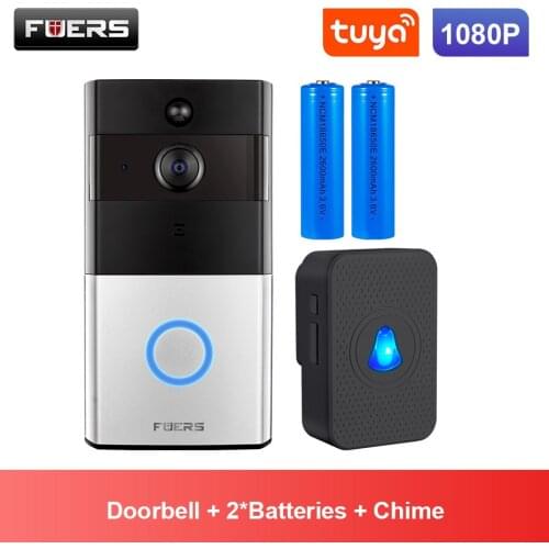 Fuers Tuya Smart HD 1080P Video Doorbell Camera WiFi Wireless Doorbell Smart Home Security 2MP Video Intercom Two Way Audio