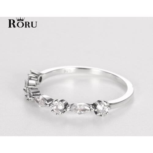 Retro Zircon Finger Rings S925 Sterling Silver 100% Spacer Stones Personalized Fashion Jewelry 2021 Engagement Rings for Women