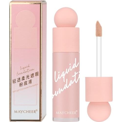 20ml Liquid Foundation Stick Face Makeup Brightening Face Base Tone Longlasting Conclear Base Cream Whitening Cosmetic TSLM2