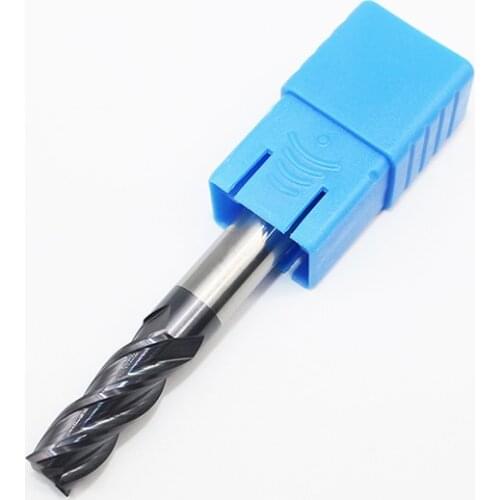 1PCS HRC50 8mm Solid Carbide D8X22LXD8X75L 4Flute Standard Length Slotted Face Mills