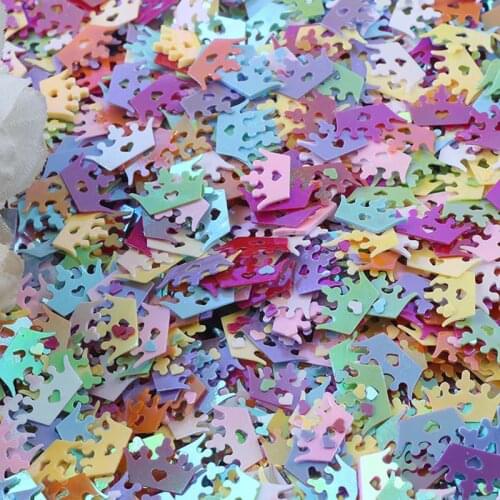 10g Crown Loose Sequins for Crafts Lentejuelas Nail Confetti Glitter Sequin DIY Sewing Paillettes Wedding Decoration Accessories
