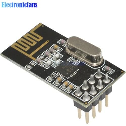 125 Channels Mutipoint Microcontroller NRF24L01 + 2.4GHz Antenna Wireless Transceiver Module High GFSK Efficiency