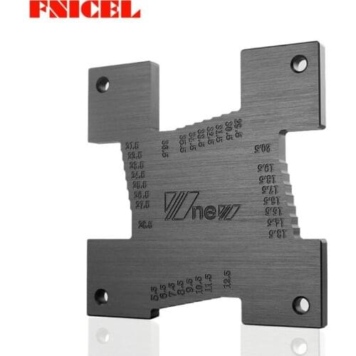 2Pcs High Precision Height Gauge 5-36.5mm Woodworking Router Table Electric Circular Saw Engraving Machine Measuring Tool Ruler