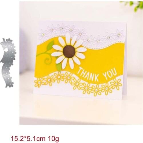 Flowers Thank You Lace Metal Cutting Dies 2021 New Diy Molds Scrapbooking Paper Making Die Cuts Crafts