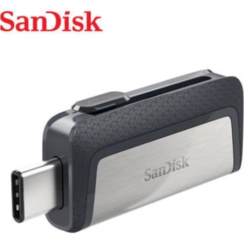 SanDisk USB C Flash Drive Pendrive USB 3.1 USB Key Memory Type-C 128GB 32GB 64GB 16GB Dual OTG Pen Drive USB 3.0 Stick USB Flash
