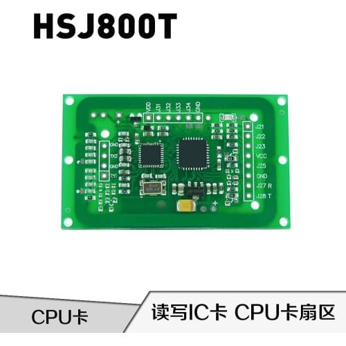 Hsj800t CPU Card Reading Module Water Meter Electricity Meter Anti Duplication Card Chip Card RF Module Fm1208