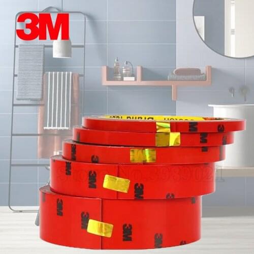 100% 3M Brand New 1pcs x 40mm*3M Double-sided Adhesive Strength Non-trace Ultra-thin Foam Tape For Glue Stick Adhesive Car Home