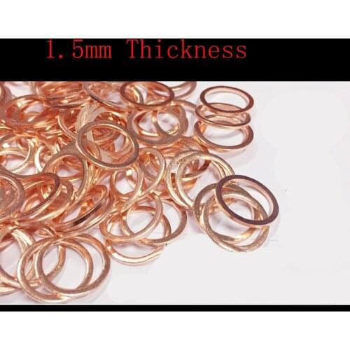 M4 M5 M6 M7 M8 M9 Copper Gasket Thickness 1.5mm Washer Washers