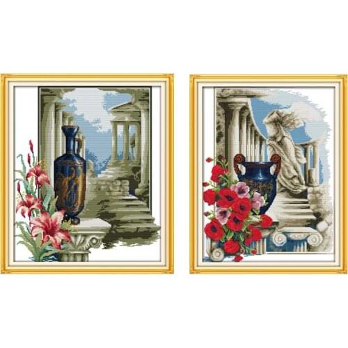 Athens Feeling (1) Patterns Counted Cross Stitch 11CT 14CT Cross Stitch Sets Chinese Cross-stitch Kits Embroidery Needlework