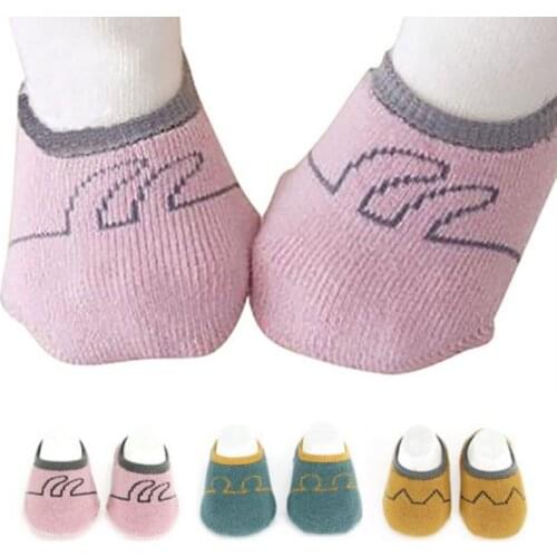 0-3y toddler kids socks high quality cotton cartoon children socks girls kid slip-resistant socks