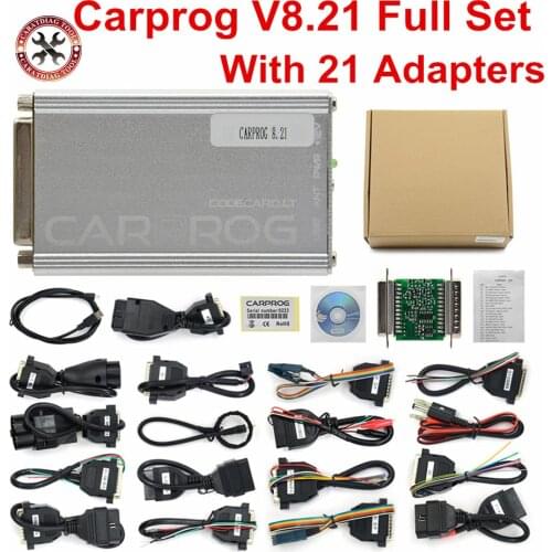 New Carprog V8.21 Online Version Auto Repair Tool Full Set Car prog Firmware 8.21 ECU Chip Tuning Tool Better Than Carprog V9.31