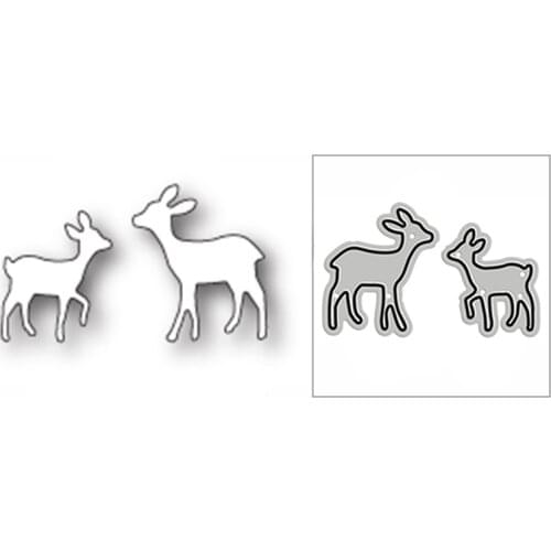 New Fawn Deer Animal Friend 2020 Metal Cutting Dies for DIY Scrapbooking and Card Making Decorative Embossing Craft No Stamps