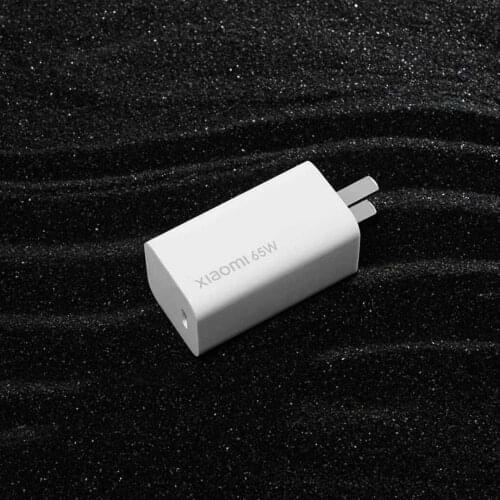 Original Xiaomi GaN 65W Travel Charger 48% Smaller USB Type-C Smart Output PD Quick Charge 5V/9V/12V/15V=3A 10V=5A 20V=3.25A 5.0