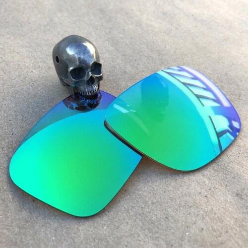 Firtox True Polarized Enhanced Replacement Lenses for-Oakley Hijinx Sunglass (Lens Only)-Green Mirror