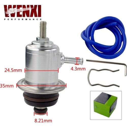 Adjustable Fuel Pressure Regulator For VW Golf Jetta Passat Audi VAG Engine fuel Regulator fpr ALUMINUM WX-FPR99