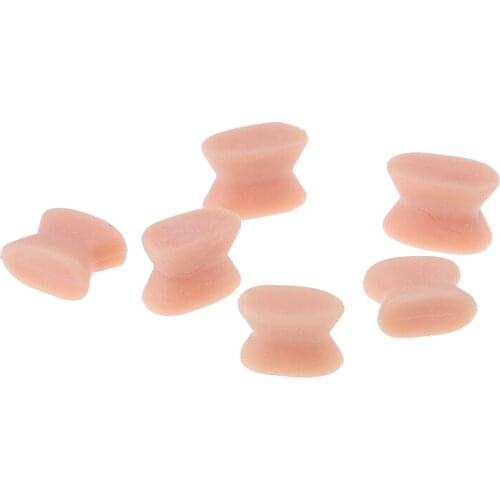 Silicone Gel Toe Separator Bone Orthotic Straightener Inserts for Bunion Corrective Hallux Valgus Thumb Overlapping Repair 2pcs