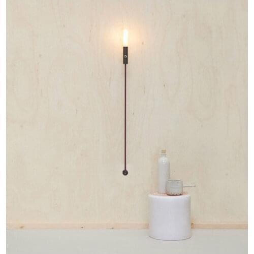 Nordic Modern LED Wall Lamp Glass Ball Bathroom Mirror Beside American Retro Wall Light Sconce Wandlamp Aplique Murale