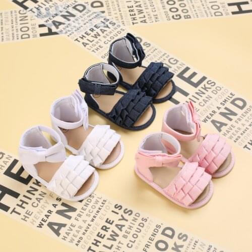 Prewalker Baby Summer Sweet New Style Casual Shoes Sandal Newborn Baby Comfortable Soft Soled Walking Shoes