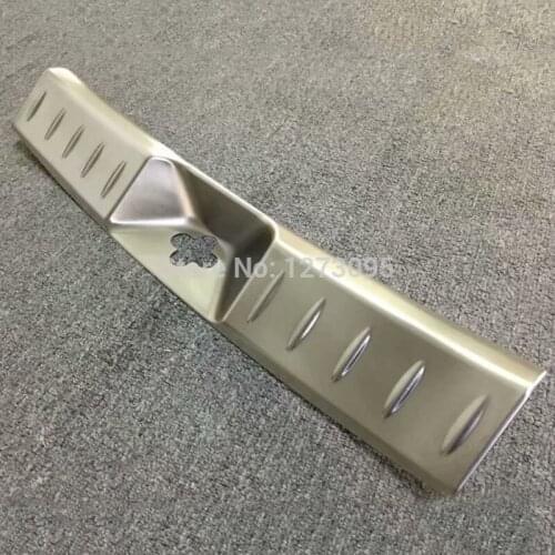 For 2018 2019 Nissan Leaf Stainless Interior Rear Trunk Bumper Protector Sill Trim Tail Trunk Guard Pedal Cover Car Accessory