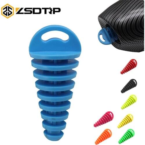 ZSDTRP 15-38MM Motorcycle Exhaust Muffler Plug Motor Exhaust Plug Tail Pipe Off-road Silencer Wash Pipe Protector