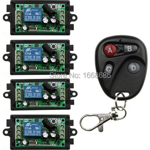 DC12V 10A 1CH RF rocker switch livolo switch system ismart house radio switch 433mhz rf lifting Switch window/Garage Doors