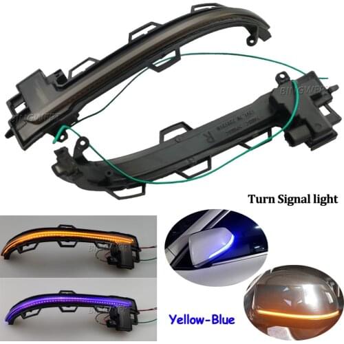 2pcs Flowing Water Blinker Side Mirror Flashing Light LED Dynamic Turn Signal Light For BMW X3 X4 X5 X6 X7 G01 G02 G05 G06 G07
