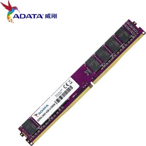 ADATA 1.2V DDR4 2400Mhz 4GB 8GB Computer Desktop PC RAM U-DIMM Lifetime Game Memory RAMs 288 Pin PC4-19200 New