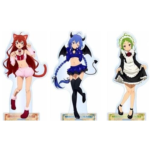 Anime Mushoku Tensei: Jobless Reincarnation Rudeus Greyrat Acrylic Stand Model Figure Display Cosplay Desk Decor Cartoon Gifts