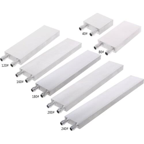 Primary Aluminum Water Cooling Block 40*40mm for Liquid Water Cooler Heat Sink System Silver Use For PC Laptop CPU