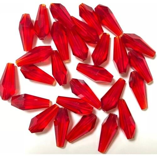 50pcs 6x14mm Vase Bicone Austria Crystal beads Charm loose spacer Beads for DIY Earrings necklace hadicraft bracelet jewelry